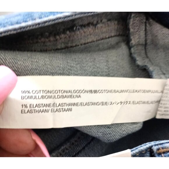 EVIDNT Tangier Step Hem Jeans Size 27 NWT Straight Stretch Fit $108 - Picture 6 of 7